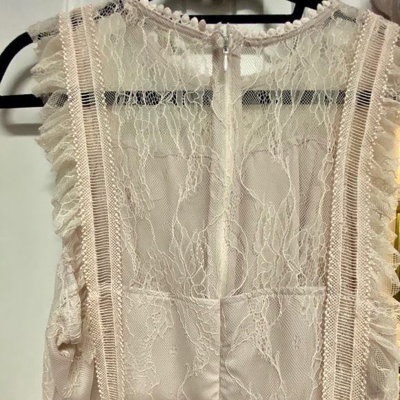 Chelsea & Violet Ivory/blush lace dress - Picture 4 of 9